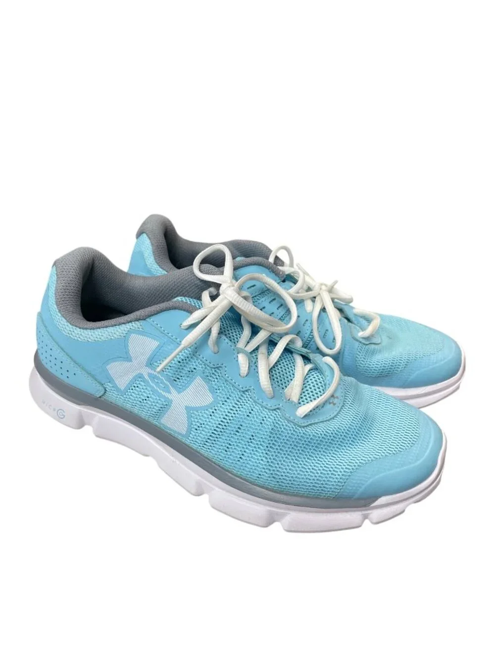 Under Armour I will run Fast wms blue white running sneakers sz 9 SKU 10-731